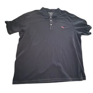 Tommy Bahama IslandZone Supima Polo Shirt Navy Blue Marlin Logo Men's XXXLT